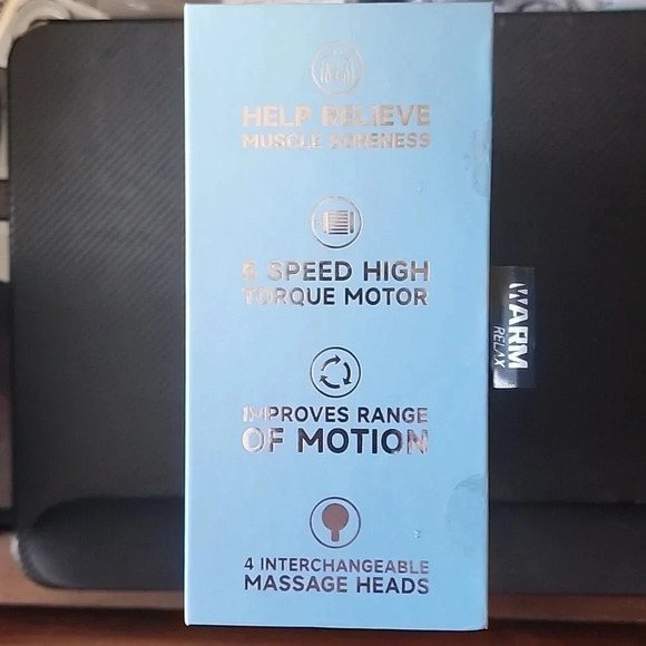 Warm Relax Recovery Massage Gun Max Grip Sealed - Picture 3 of 3